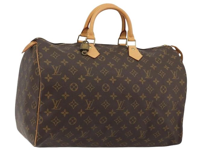 LOUIS VUITTON Bolsa Monogram Speedy 40 M41522 LV Auth 189114A