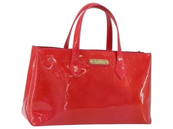 LOUIS VUITTON Borsa Wilshire PM Monogram Vernis Rose Pop M93643 LV Auth 190861A Rosa