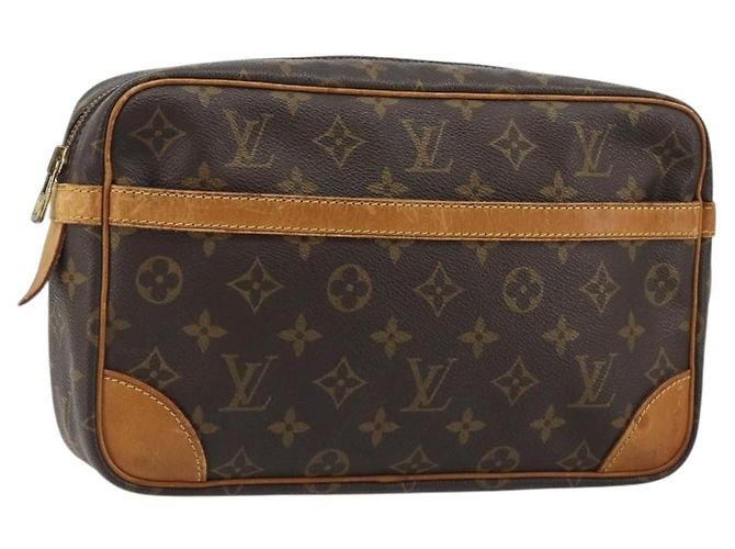 LOUIS VUITTON Monogram Compiegne 28 Clutch Bag M51845 LV Auth ar13985 Monograma