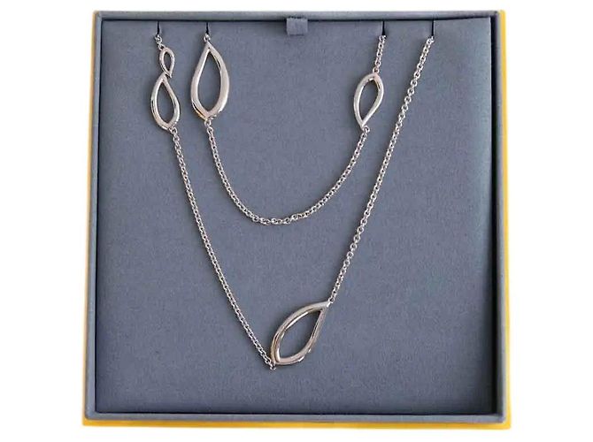 Autre Marque Collar plateado Plata