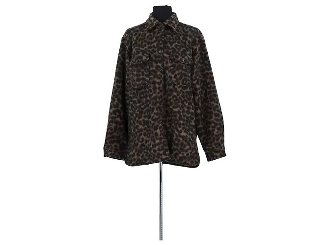 Laurence Bras Braune Wolljacke