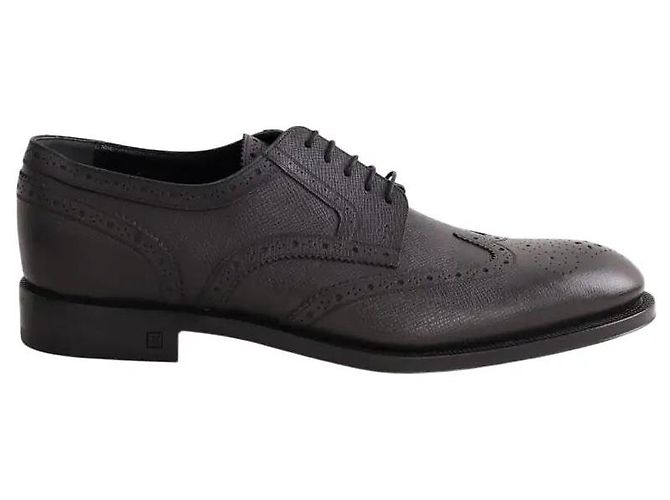 Scarpe stringate Louis Vuitton in pelle nera Nero