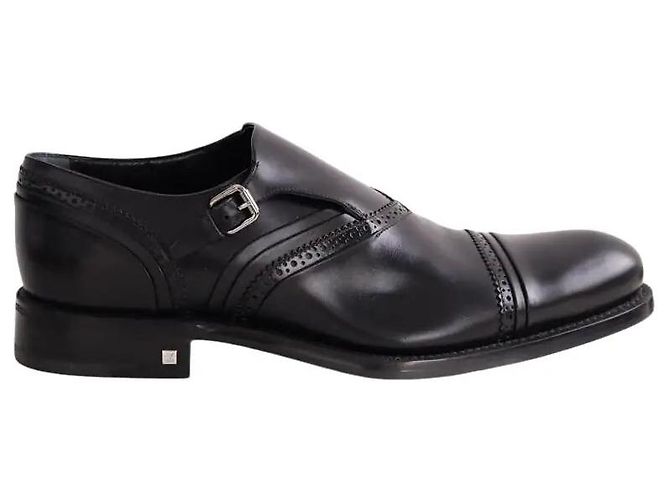 Scarpe con lacci Louis Vuitton in pelle nera Nero