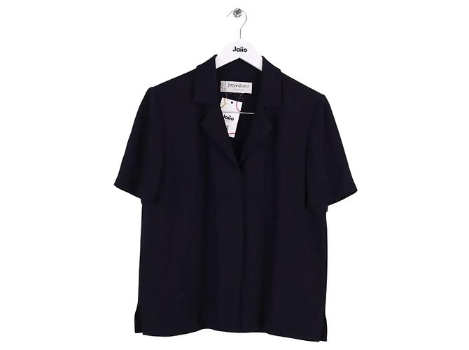 Yves Saint Laurent Blaues Top