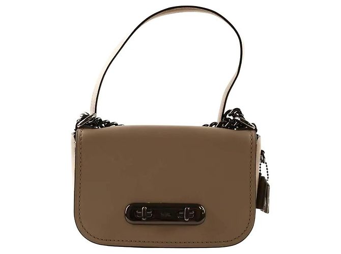 Coach Borsa a tracolla grigia Grigio