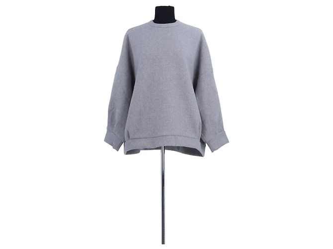 Heimstone Anthrazitfarbener Wollpullover Anthrazitgrau 