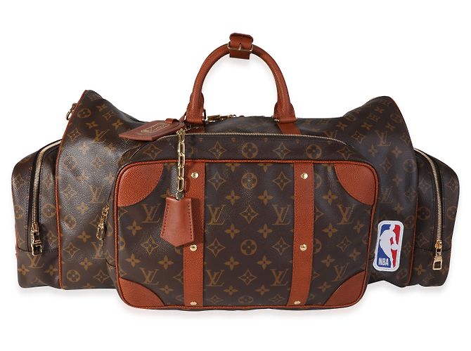 Louis Vuitton x NBA Monogram Canvas Trio Pocket Keepall Marrom