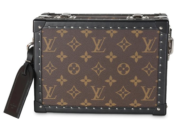 Clutch Louis Vuitton Monogram Macassar Canvas Castaño