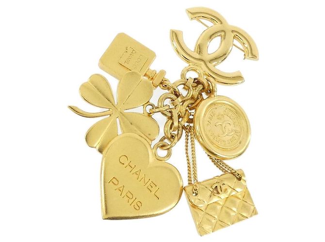 Spilla Chanel oro D'oro