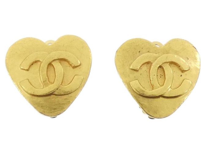 Orecchini a clip Gold Chanel 04918 D'oro