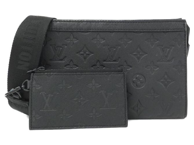 Portefeuille Gaston Monogram Shadow Louis Vuitton Noir