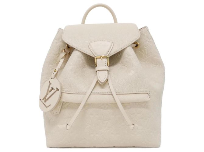 Zaino Louis Vuitton Monogram Empreinte Montsouris PM Crudo