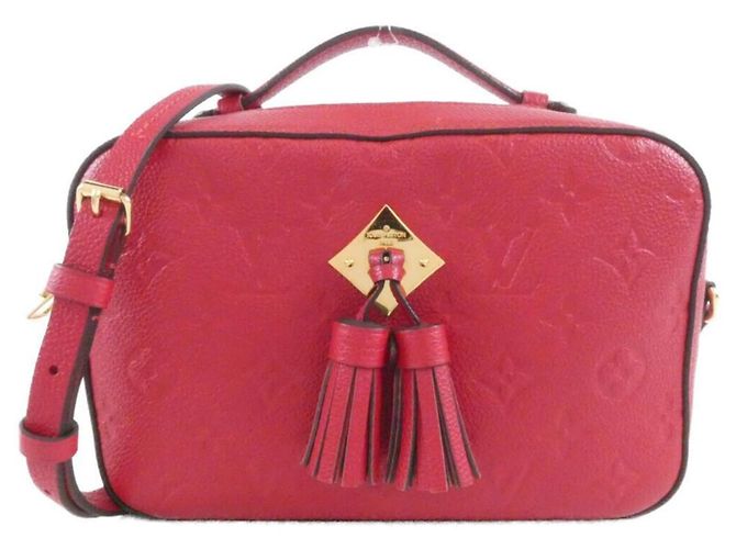 Bolso de hombro Louis Vuitton Monogram Empreinte Saint-Onge Roja