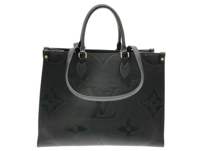 Borsa Louis Vuitton Monogram Empreinte OnTheGo MM Nero