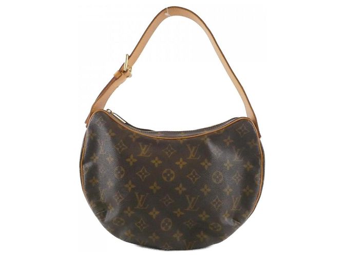 Bolsa de Ombro Louis Vuitton Monogram Croissant MM Marrom