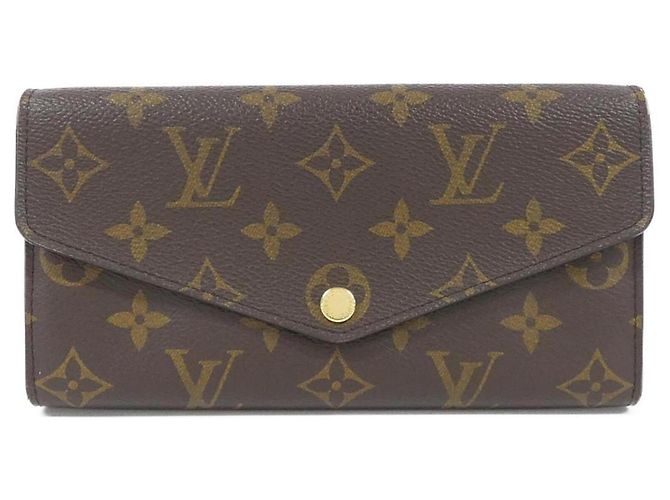 Cartera Sarah Monogram Louis Vuitton Castaño Roja
