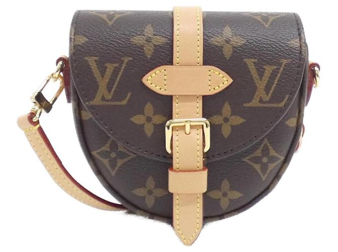 Bolsa de Ombro Louis Vuitton Monogram Micro Chantilly Marrom