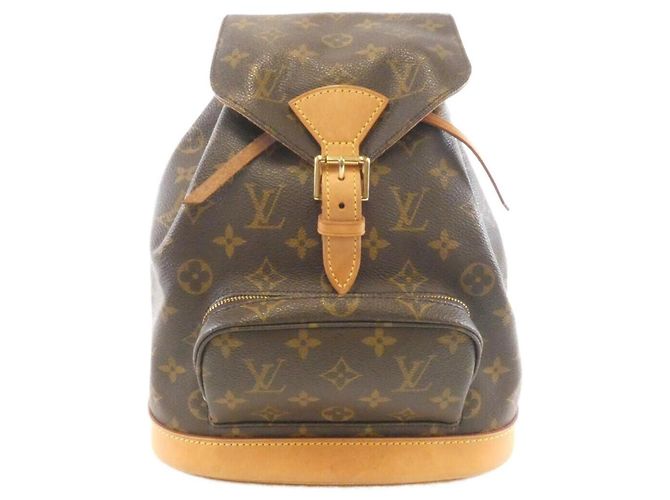 Louis Vuitton Monogram Montsouris MM Backpack Brown