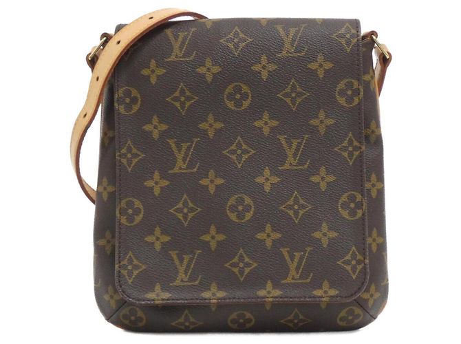 Borsa a Spalla Louis Vuitton Monogram Musette Salsa M51258 Marrone