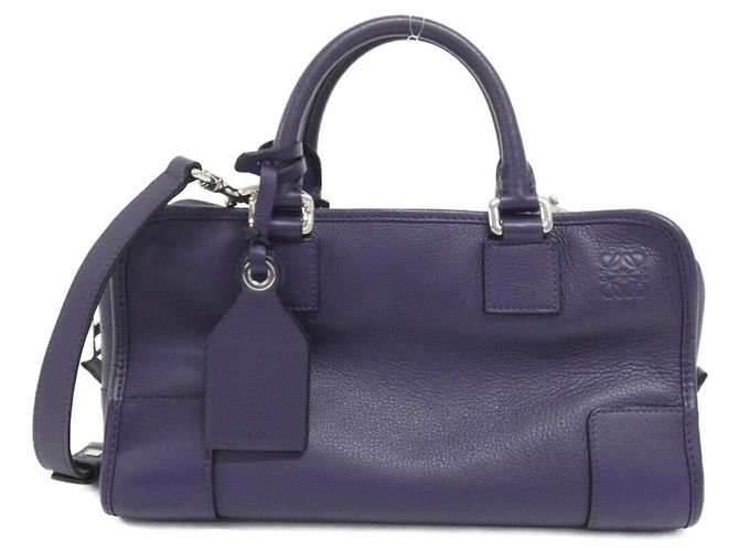 Bolsa Loewe Amazona Roxo