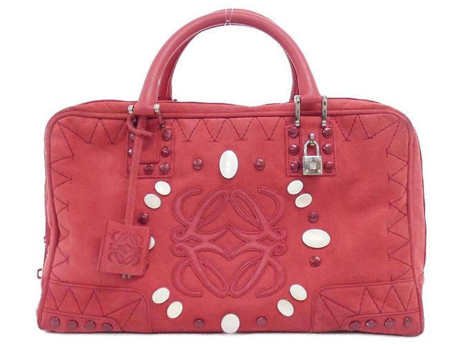 Sac à main Loewe Amazona Blanc Rouge