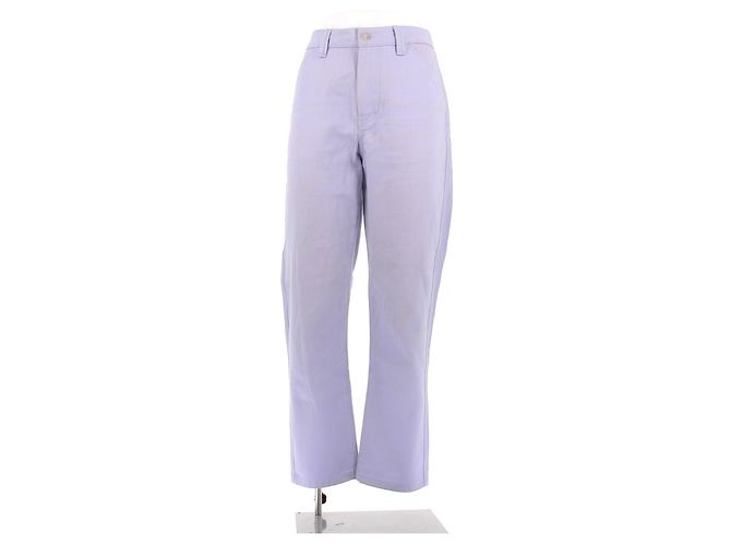 Acne Studios Jeans Lila Baumwolle Größe 44