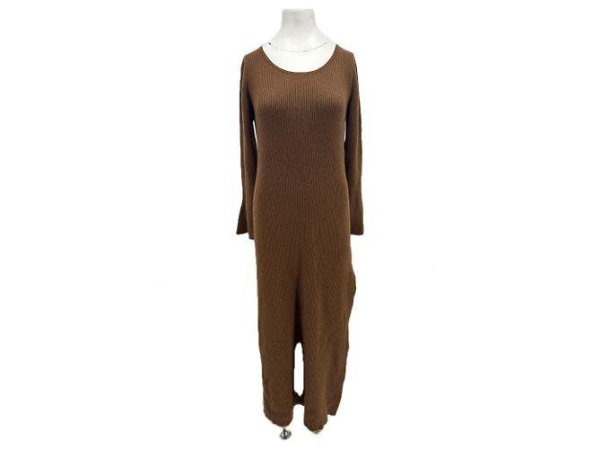 Autre Marque LINNEA LUND Kleid braun aus Kaschmir S