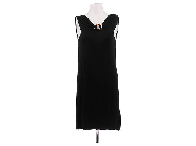 Schwarzes Viscose Kleid Gucci By Tom Ford M