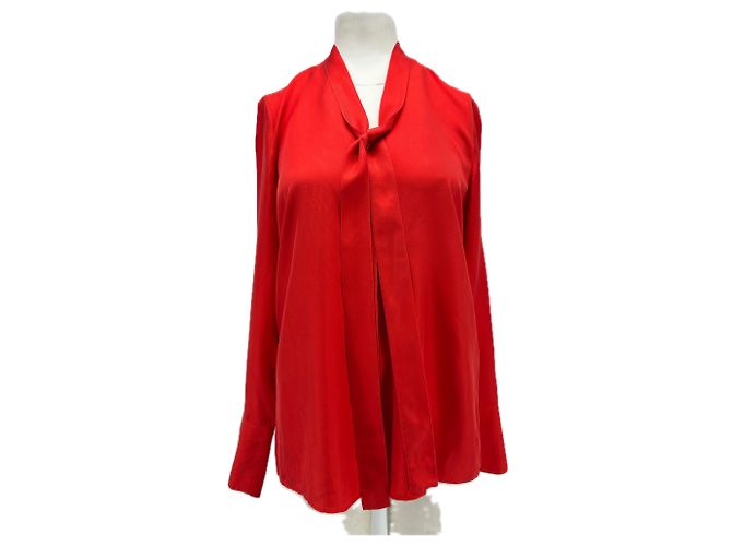 Camicetta in seta rossa Rag & Bone Rosso 