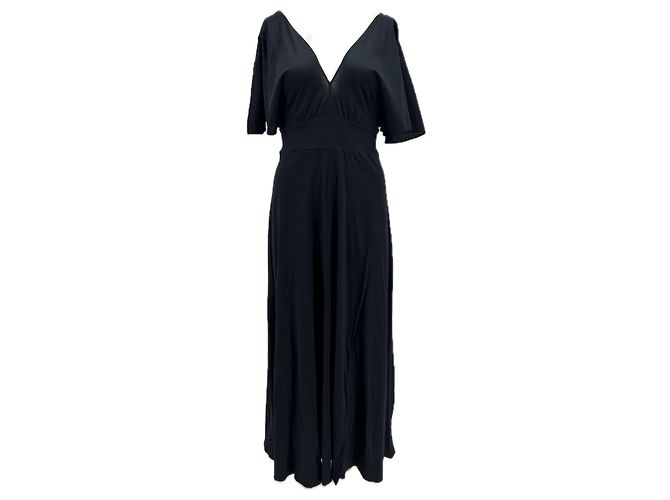 Vestido de algodón negro Eres