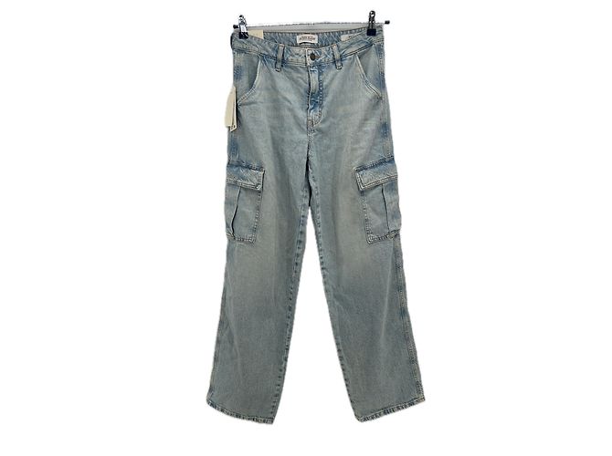 Vaqueros Guess de denim crudo azul algodón talla 28