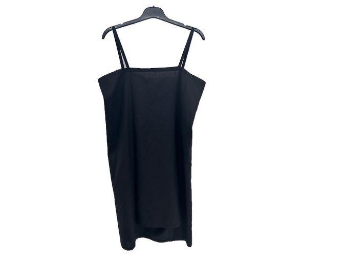 Junya Watanabe Schwarzer Jumpsuit mit schmalen Trägern