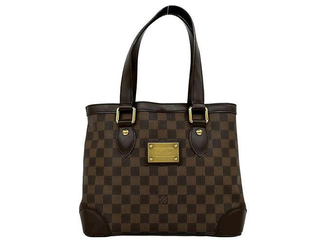 Sac cabas Louis Vuitton Hampstead PM Damier Marron