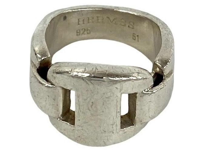 Hermès HERMES Vintage Cassiopeia Ring Silber