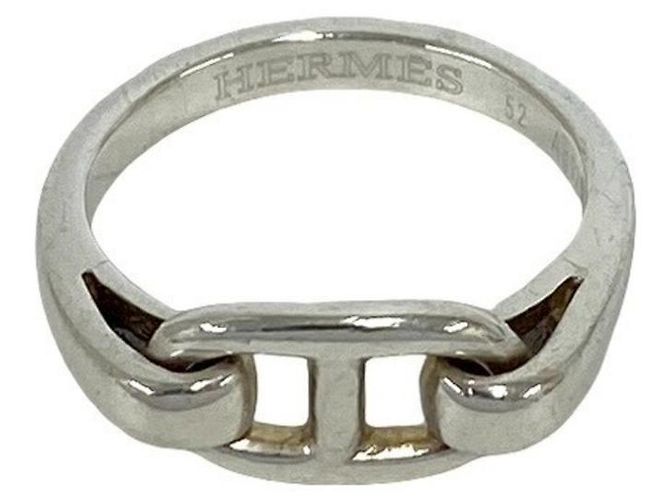 Hermès Hermes Chaine d'Ancre Enchainée Ring Silber 