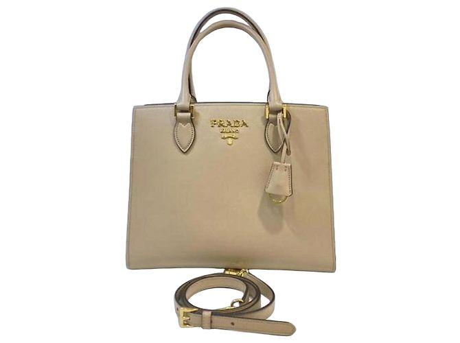 Borsa Tote Prada Saffiano Soft Beige
