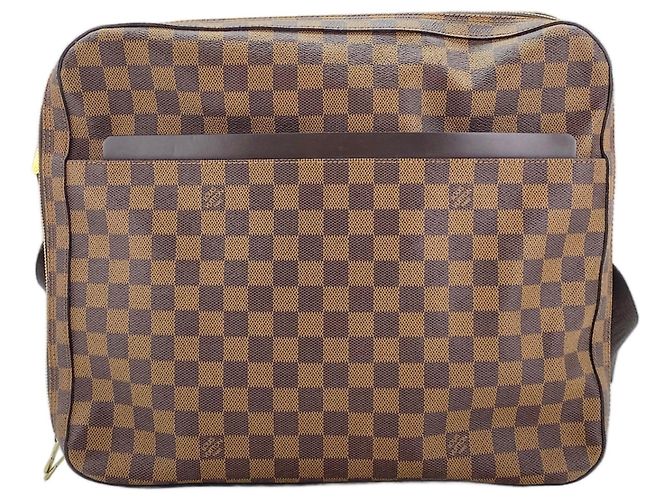 Borsa a tracolla Louis Vuitton Damier Dorsoduro Marrone Damier ebene