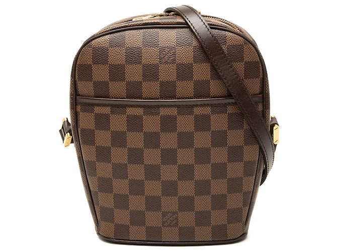 Louis Vuitton Marrón Damier Ebene Ipanema PM Castaño