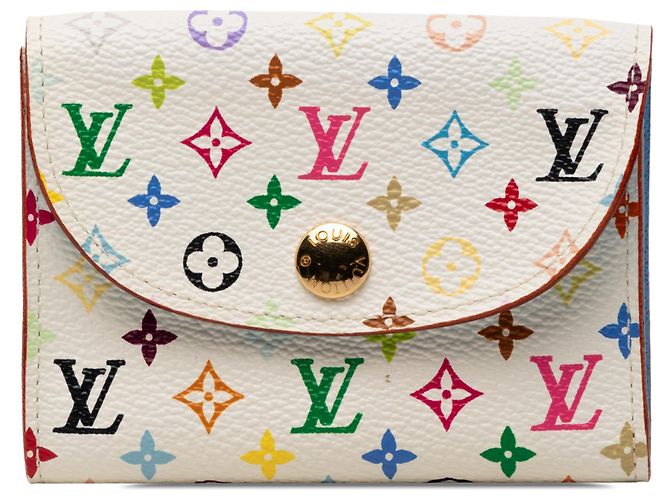 Louis Vuitton White Monogram Multicolore Card Holder