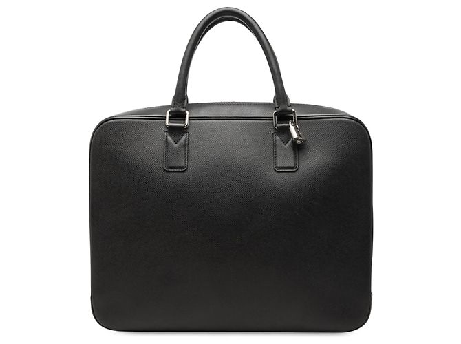 Pasta Louis Vuitton Black Taiga Neo Igor Preto