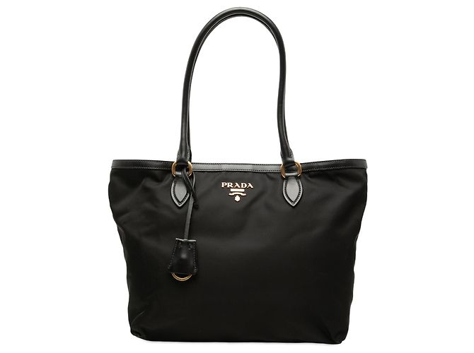 Tote Prada Black Tessuto Nero