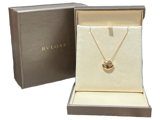 Bulgari Bvlgari B.zero1 Colar com Pingente em Ouro Rosa 18k Dourado