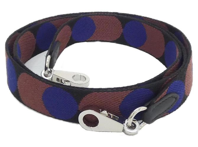 Hermès Tracolla per telefono Hermes Sangle Flipper Ball Nero Blu 