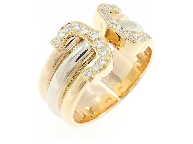 Anello Cartier 2C Large Band D'oro