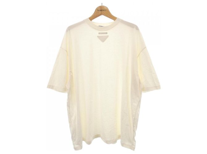 Camiseta de algodón Prada Beige 