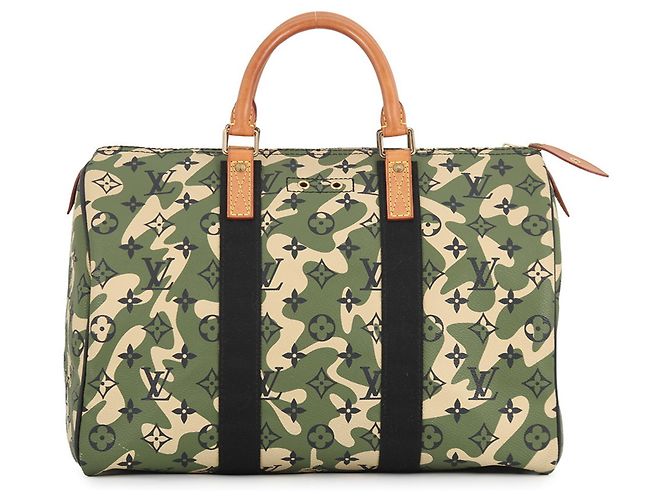 Borsa Louis Vuitton Monogram Fleurage Speedy 35 Cachi Monogramma