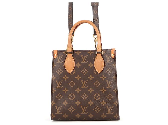 Borsa Louis Vuitton Monogram Sac Plat BB Rosso Monogramma