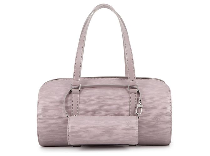 Louis Vuitton Epi Soufflot Handtasche Lila