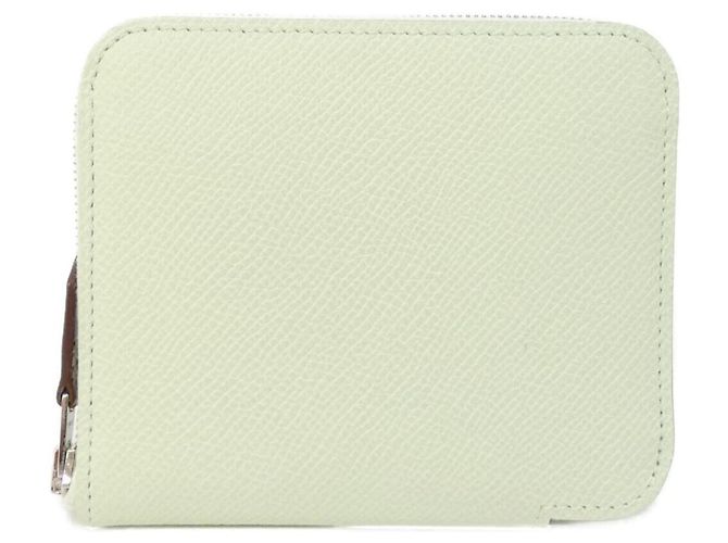 Hermès Hermes EN LIBERTE Silk Compact Wallet White