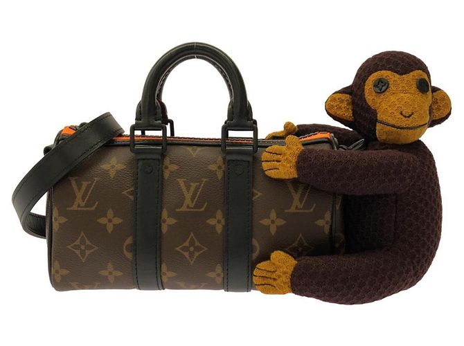 Borsa Boston Louis Vuitton Monogram Keepall XS Marrone